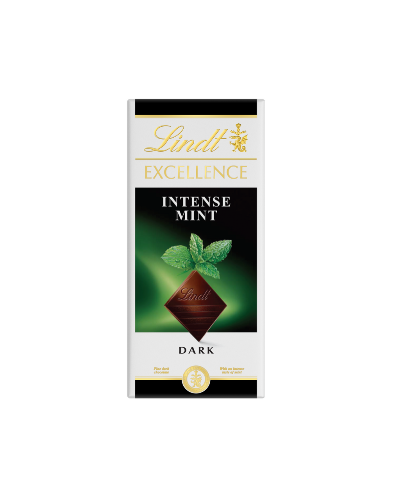 Шоколад Lindt Excellence со вкусом мяты, 100г