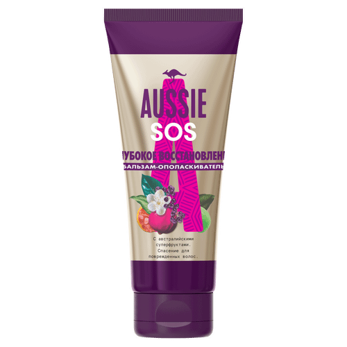 Бальзам-ополаскиватель Aussie Hair SOS Для поврежденных волос 200 мл