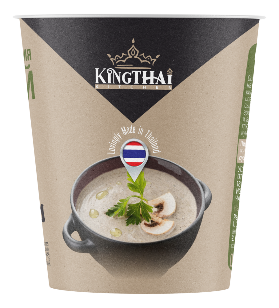 Крем-суп быстрого приготовления Kingthai Kitchen грибной, 30г