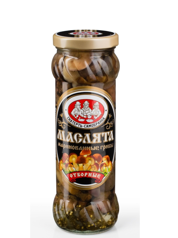 Маслята Скатерть-Самобранка маринованные отборные 330 г