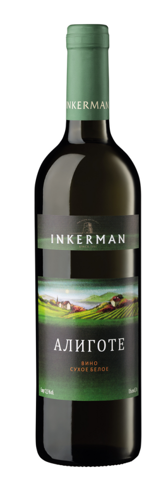 Вино Inkerman Алиготе белое сухое, 0.7л