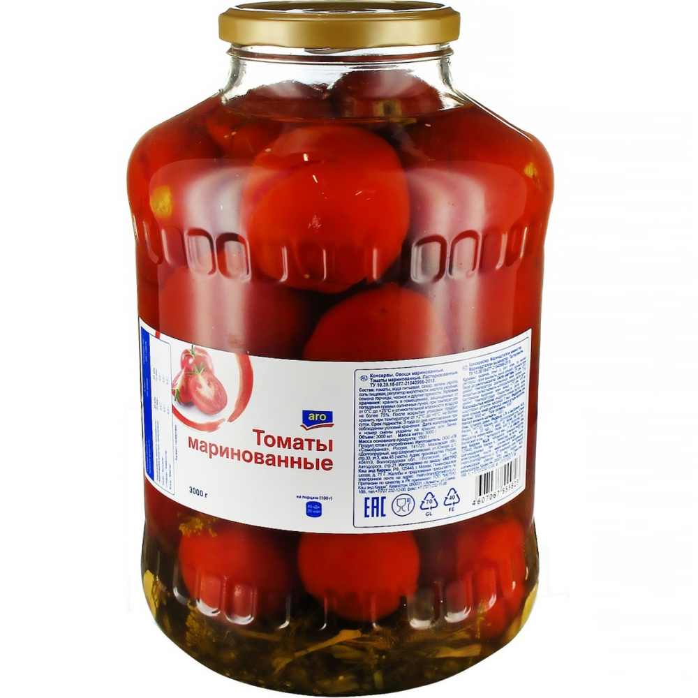 Томаты маринованные ARO, 3 кг
