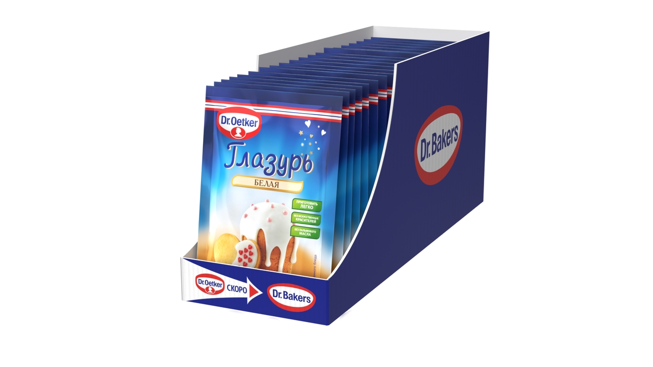 90Г ГЛАЗУРЬ DR.OETKER БЕЛАЯ