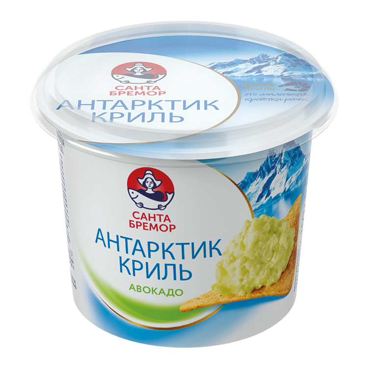 Антарктик-криль Санта Бремор авокадо, 150г Антарктик-криль Санта Бремор авокадо, 150г