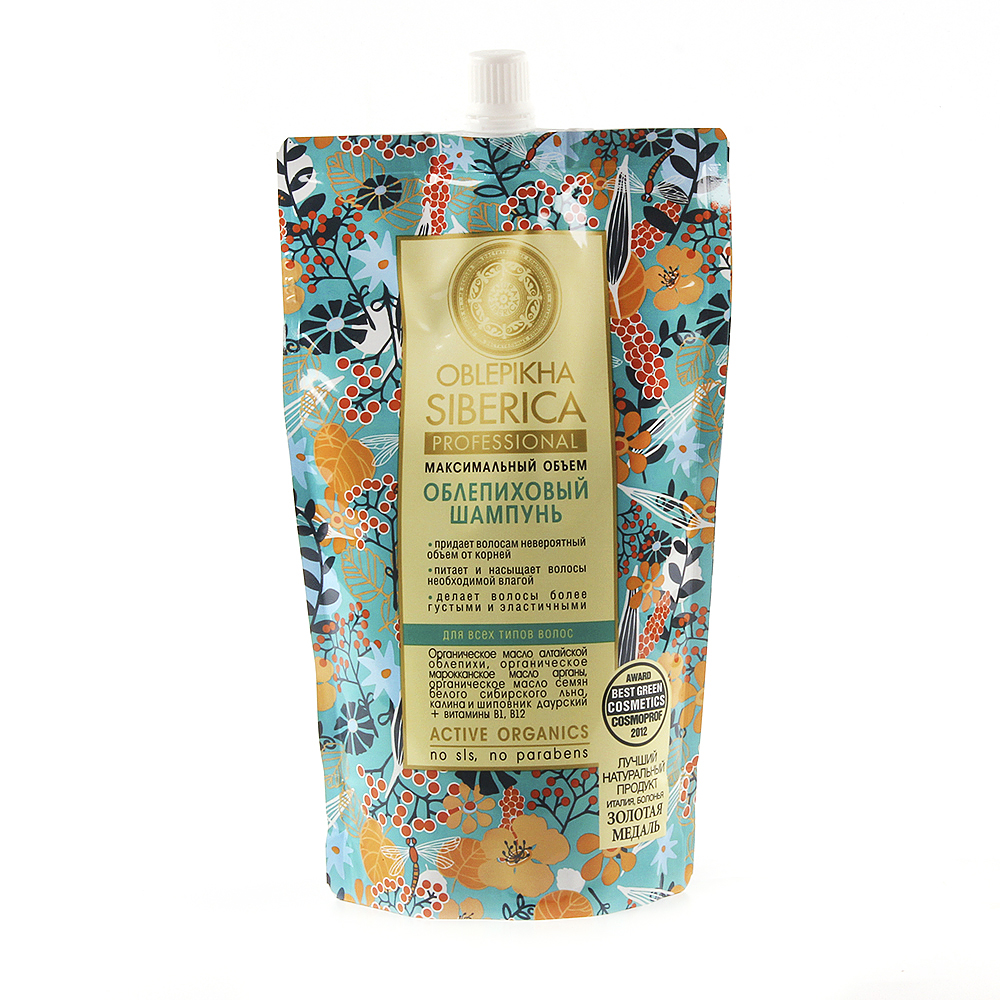 Шампунь Natura Siberica облепиховый для всех типов волос Максимальный объем 500 мл