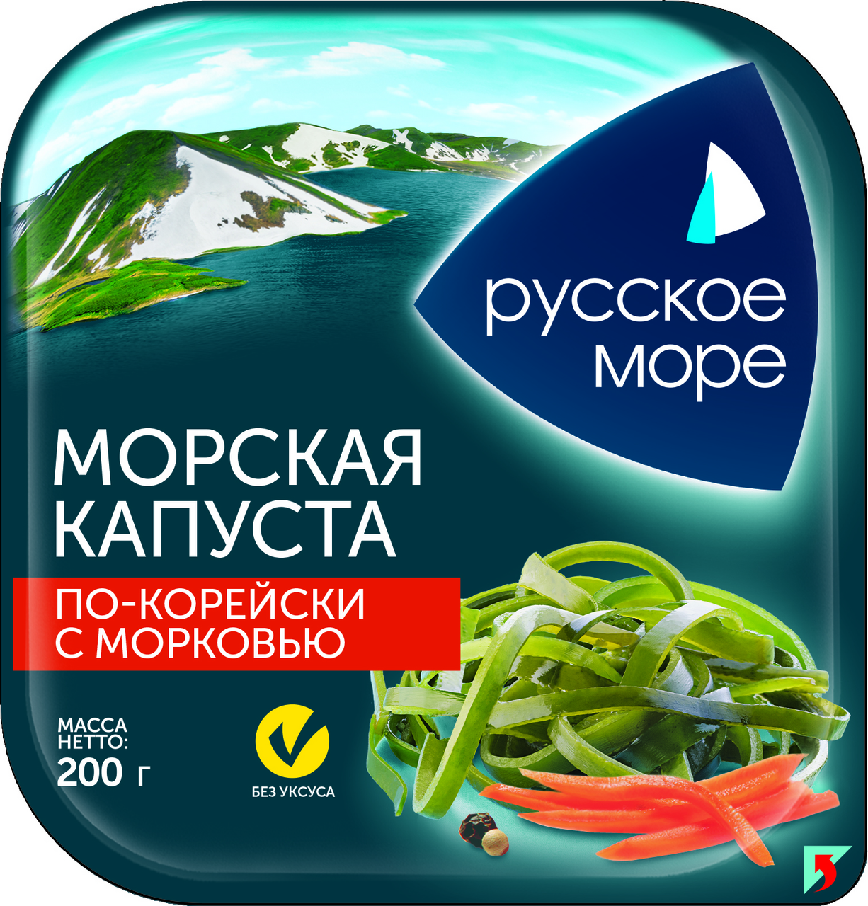 Капуста морская маринованная Русское море по-корейски, 200г