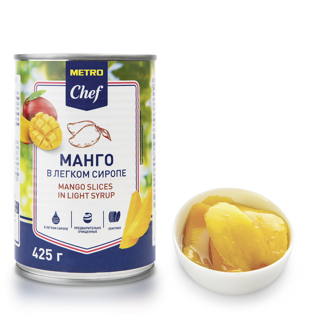 METRO Chef Манго ломтики в сиропе, 425мл