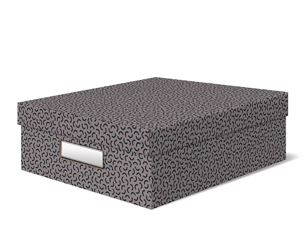 Коробка Лакарт Дизайн Basic для хранения коричневая размер M, 2шт