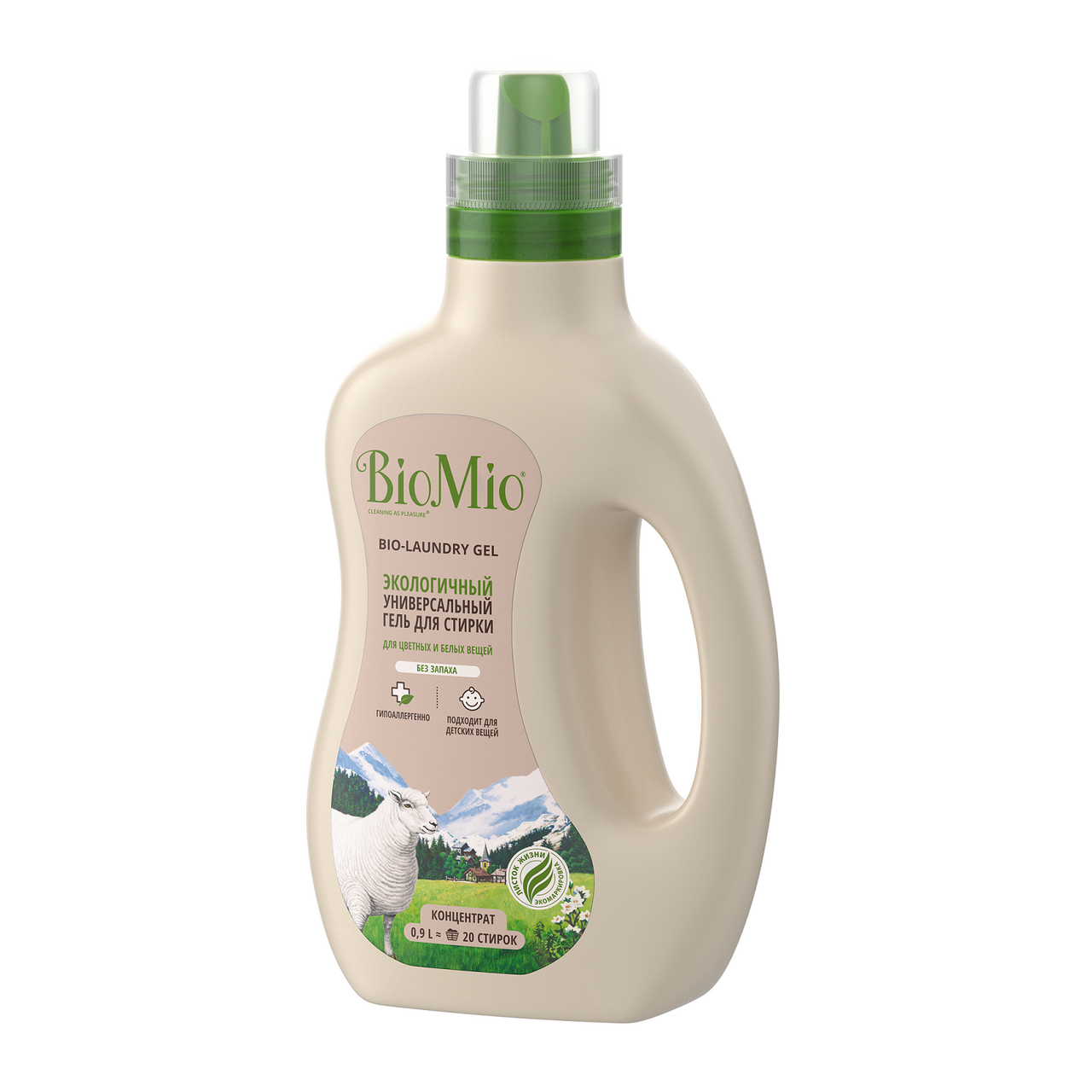 Гель BioMio Colors Whites для стирки 22 стирки, 900мл