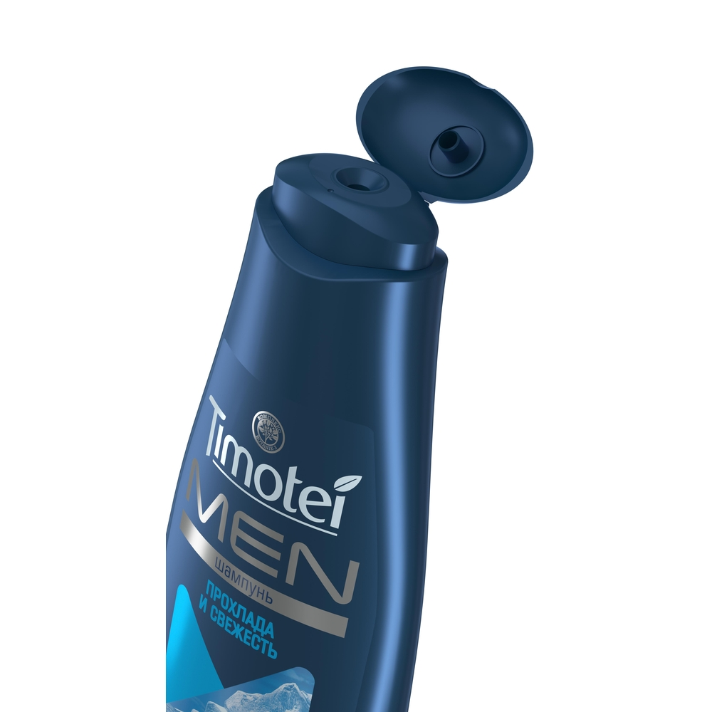 Шампунь Timotei Men \"Прохлада и свежесть\" для нормальных и жирных у корней волос, 400мл
