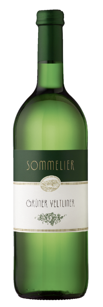 Вино Sommelier Gruner Veltliner белое сухое, 1л