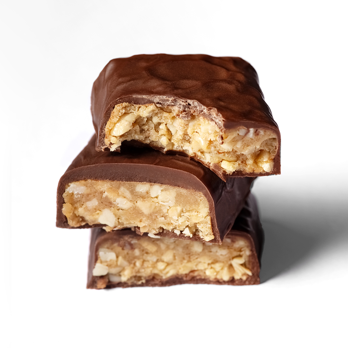 Батончик шоколадный Nattys &Go Crunchy с арахисовой хрустящей пастой в молочном шоколаде, 45г