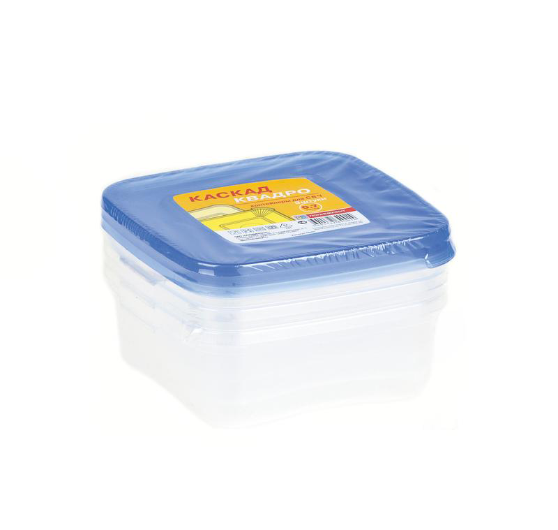 Комплект контейнеров Полимербыт Каскад квадро 700 мл 3 шт