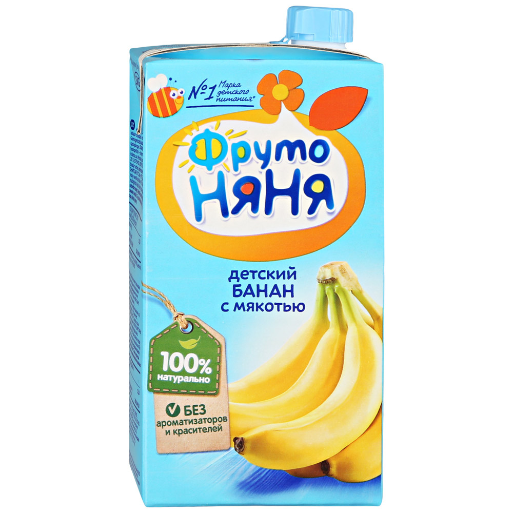 Нектар банан. Сок ФРУТОНЯНЯ 0.5 банан. Фруто няня сок банановый 0.5. ФРУТОНЯНЯ сок банановый 500 мл. Сок ФРУТОНЯНЯ банан с мякотью.