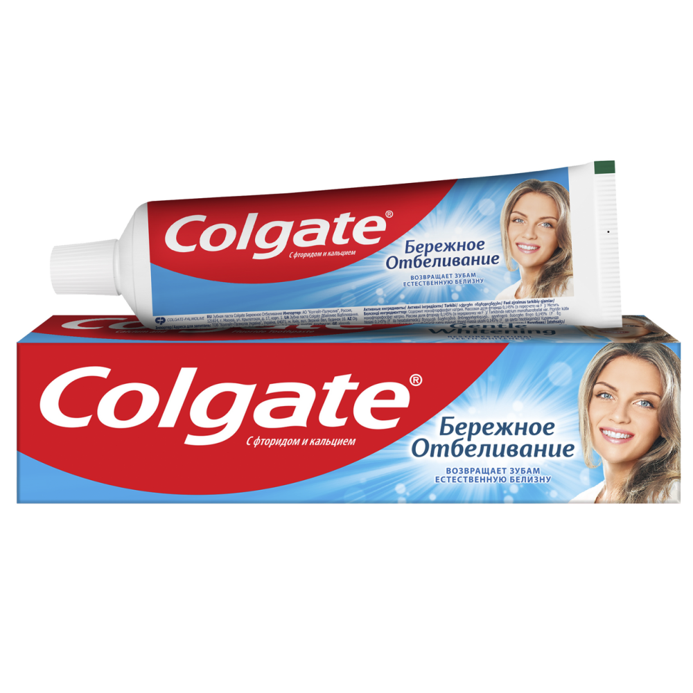 Зубная паста Colgate Бережное отбеливание 100 мл