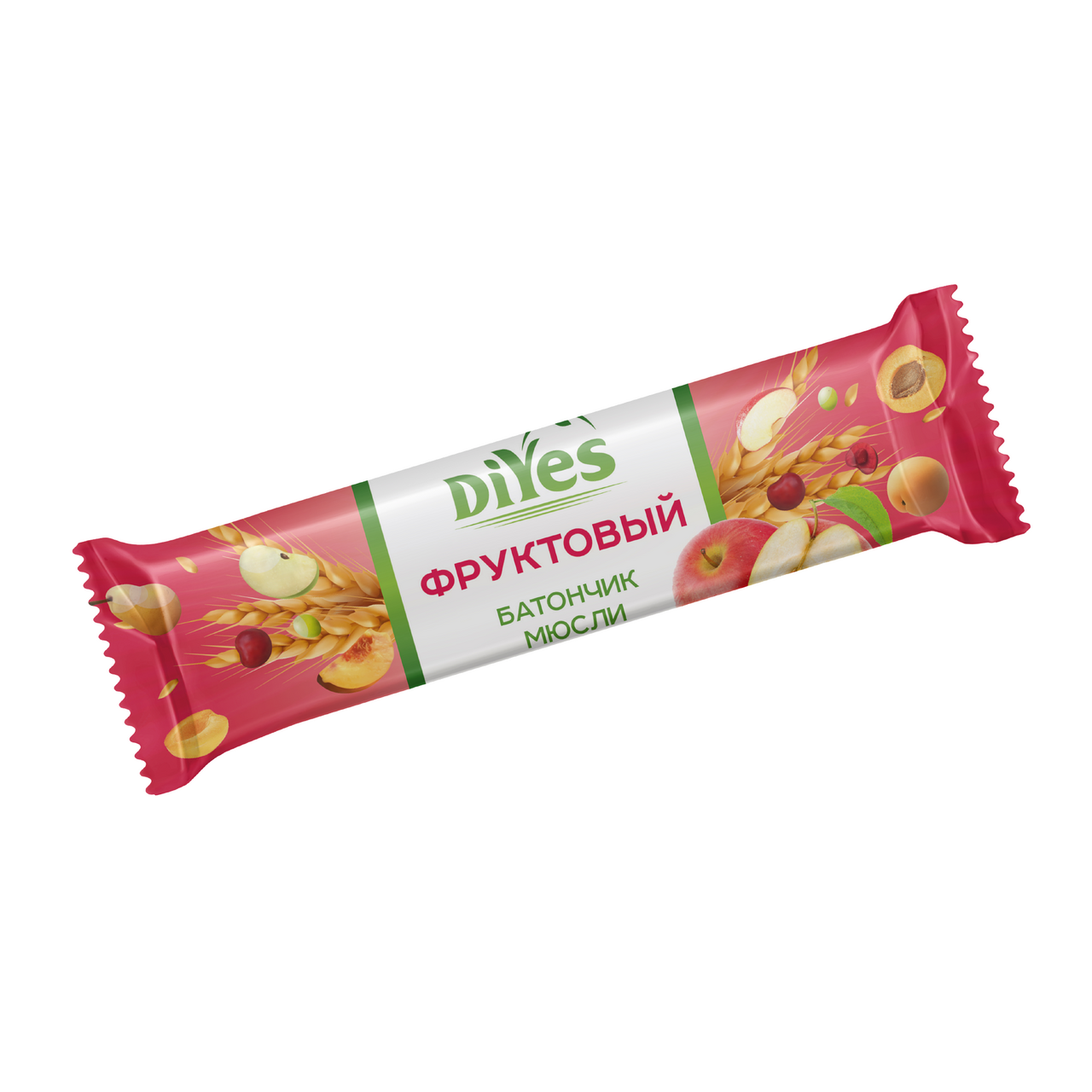 Батончик-мюсли DiYes фруктовый, 25г