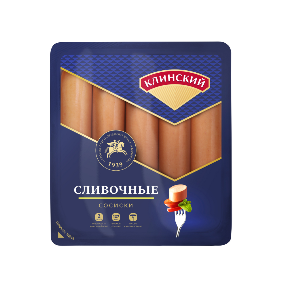 Сосиски Клинский МК Сливочные