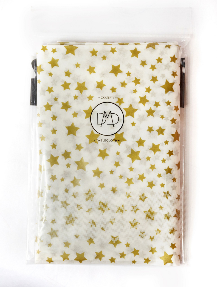 Скатерть бумажная Pa-Pino Звездочки, 120 x 180см
