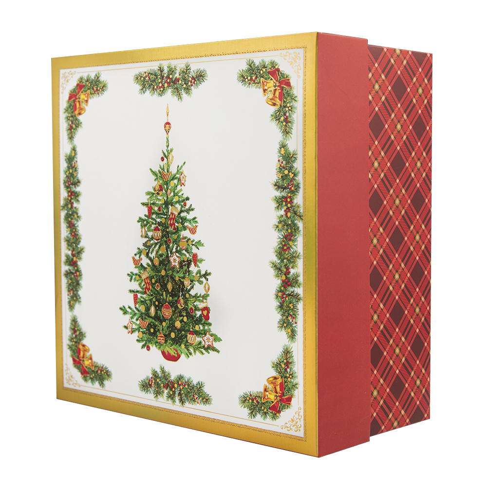 Коробка подарочная Арт и Дизайн с крышкой складная, 20 x 20 x 10см