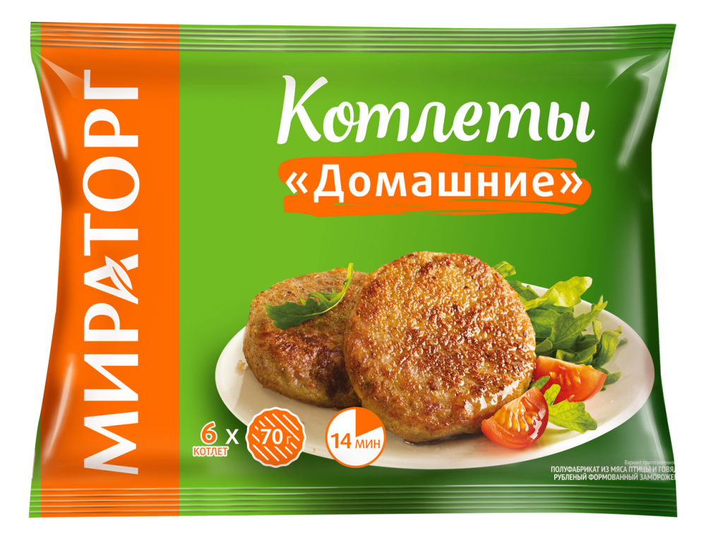 Котлеты Мираторг домашние, 420г