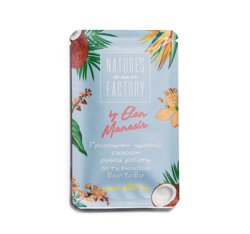 Шоколад Nature's Own Factory гречишный с имбирем и лимоном, 24г