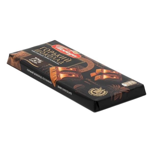Шоколад горький Победа вкуса какао 72%, 100г