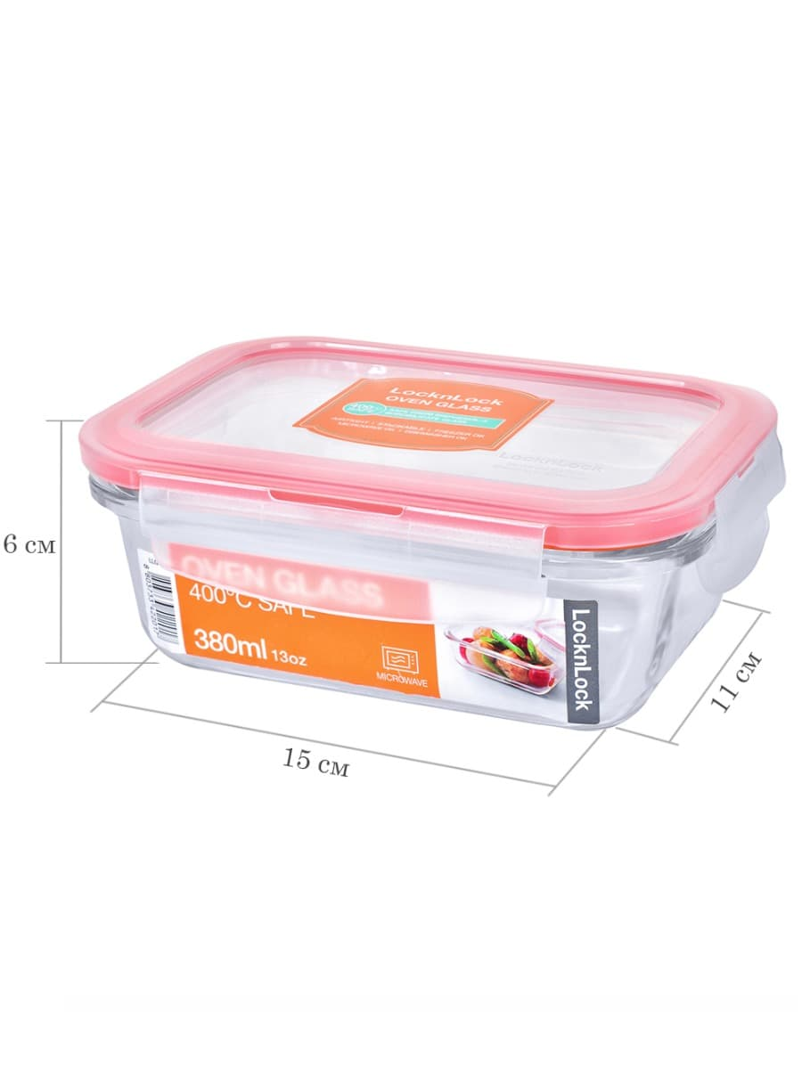 Форма для выпечки/контейнер для хранения Lock&amp;Lock Glass 380 мл