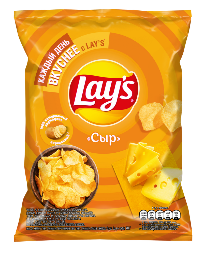 Чипсы Lay's Сыр, 70г
