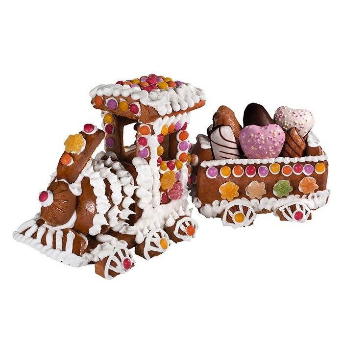 Набор новогодний Weiss Lebkuchen Eisenbahn Пряничный поезд, 1.035кг