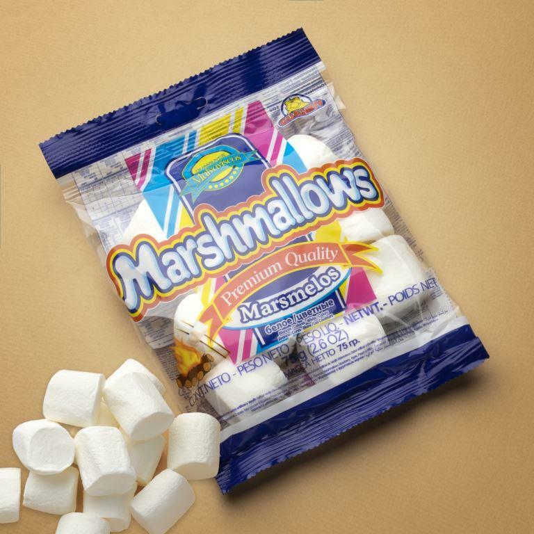 Маршмеллоу Guandy Classic белый ванильный, 75г