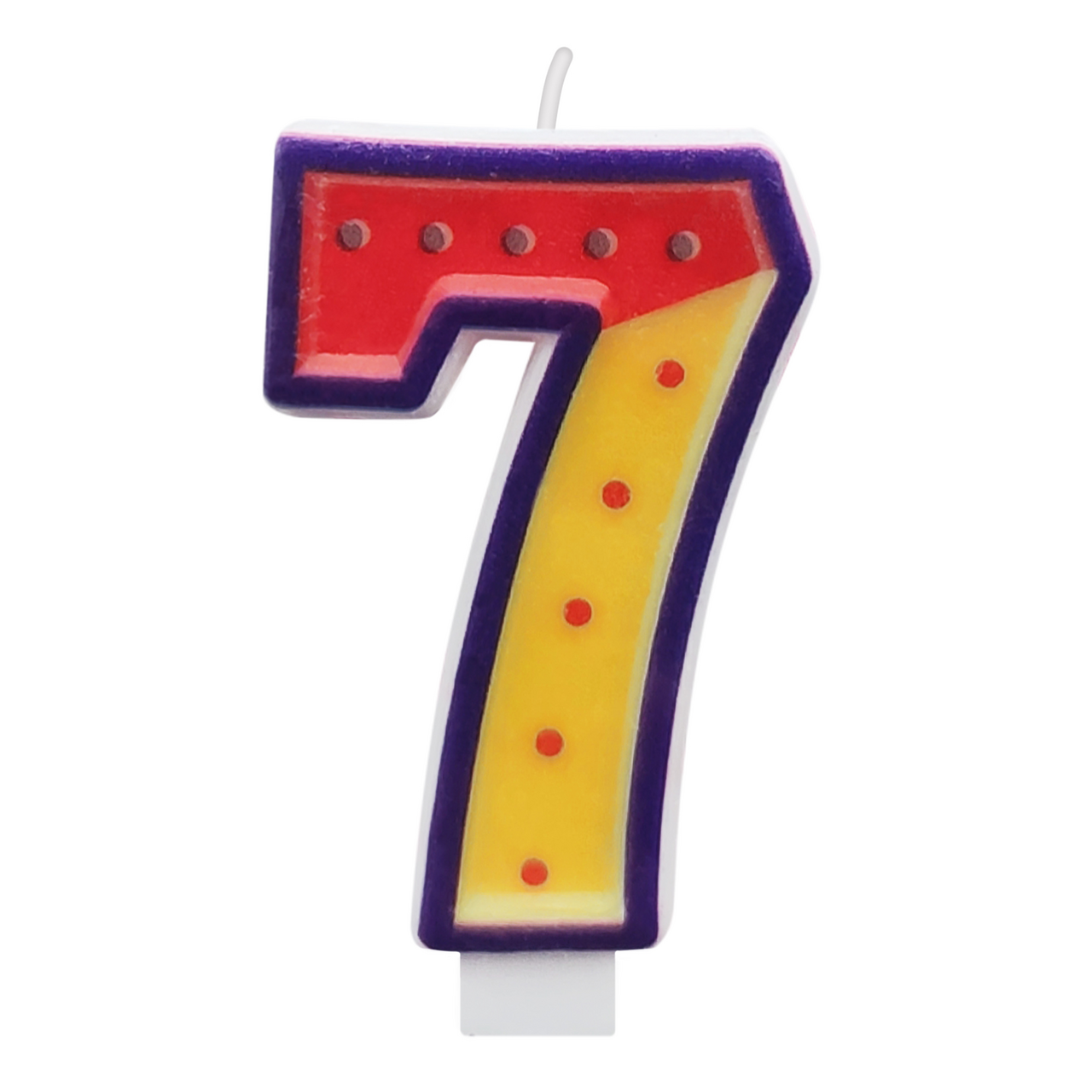 Свеча-цифра 7 Fiolento Friendly Birthday