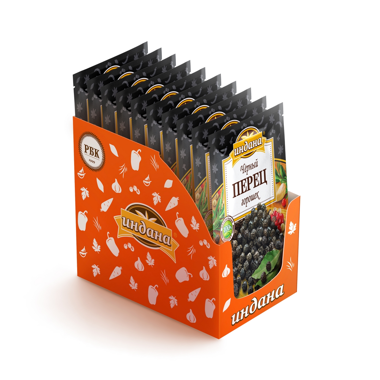 Перец черный Индана горошек, 50г