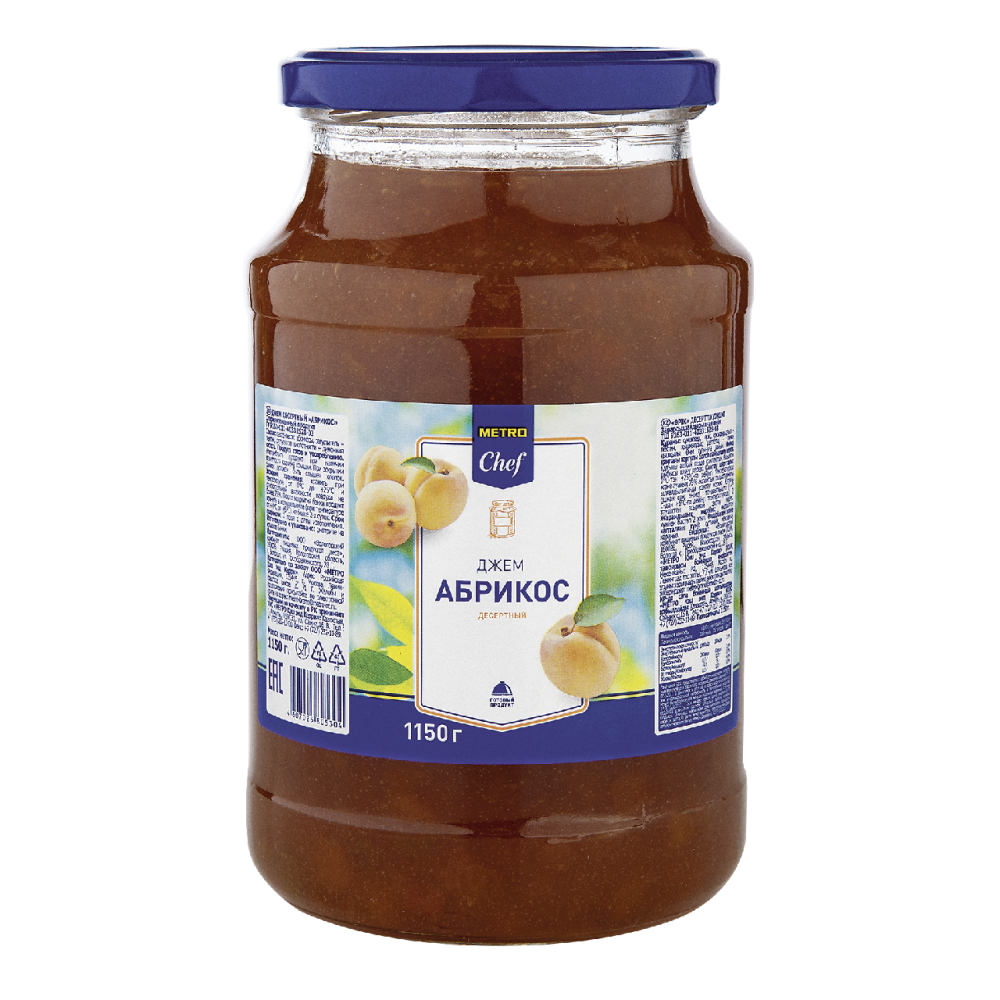 Джем абрикосовый Metro Chef, 1150 г