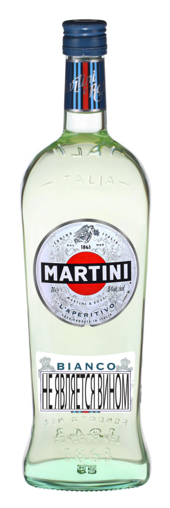 Напиток винный Martini Bianco белый сладкий, 1л