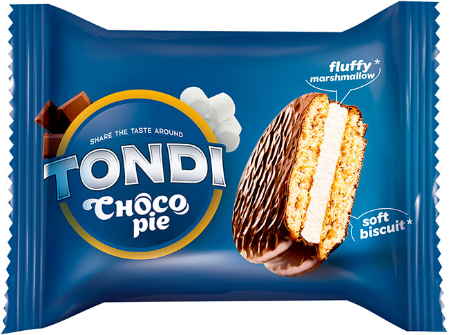 Печенье Tondi choco Pie с маршмеллоу, 180г