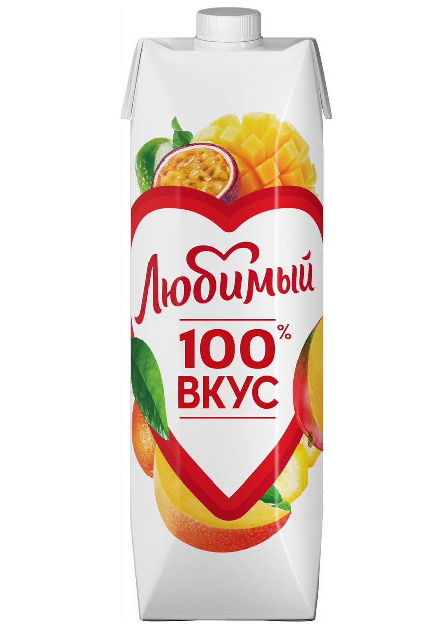 Нектар Любимый Мультифрукт с мякотью, 970мл