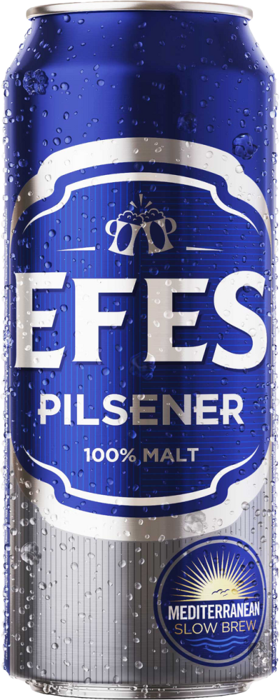Пиво Efes Pilsner светлое, 0.45л