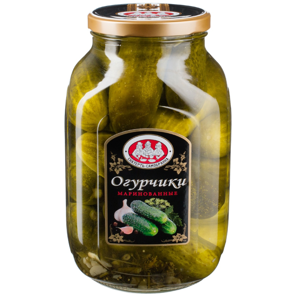 Огурцы Скатерть-Самобранка маринованные 3 л