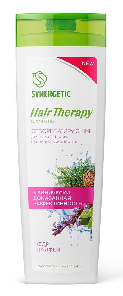 Шампунь Synergetic Hair Therapy Себорегулирующий, 400мл