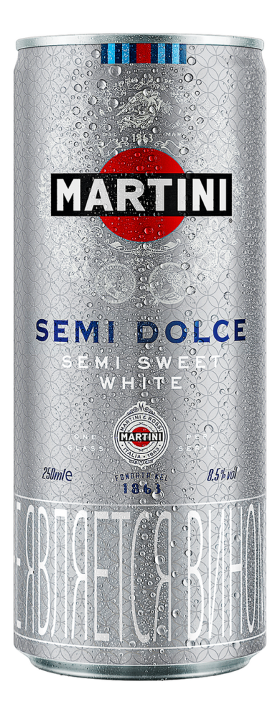 Напиток винный Martini Semi Dolce белый сладкий, 0.25л
