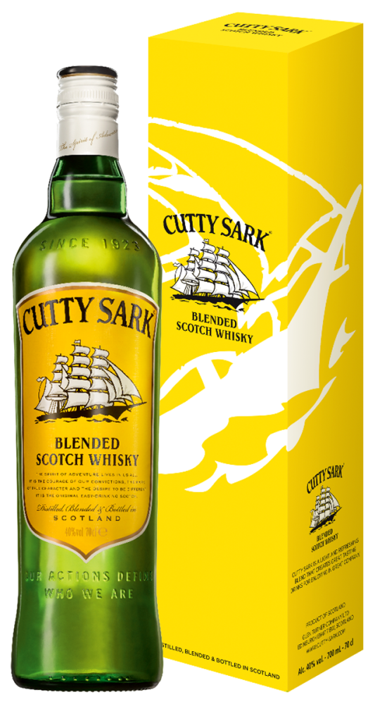Виски Cutty Sark в подарочной упаковке, 0.7л