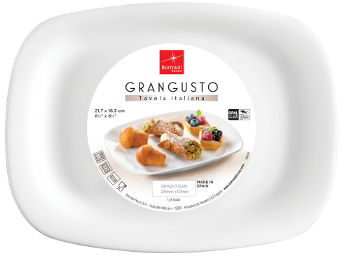 Блюдо для барбекю Bormioli Rocco GRANGUSTO 22 *16 см