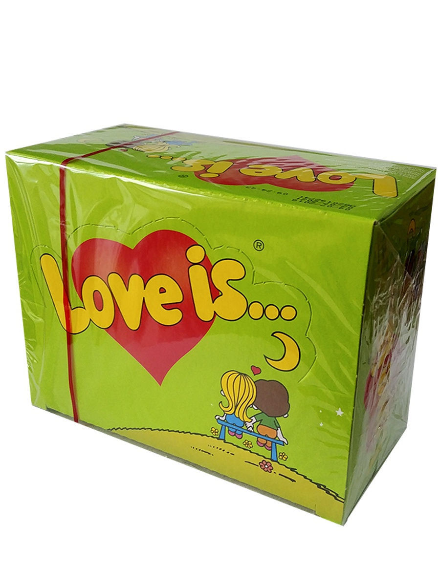 Жевательная резинка Love is яблоко-лимон (4.2г x 100шт), 420г