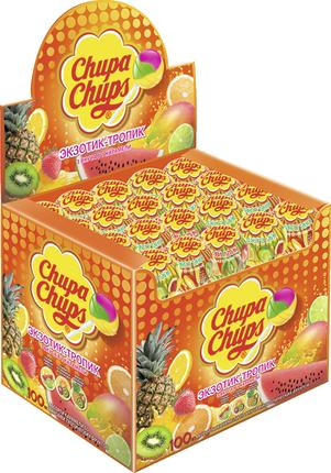 Карамель Chupa Chups Экзотик-тропик в ассортименте 12 г