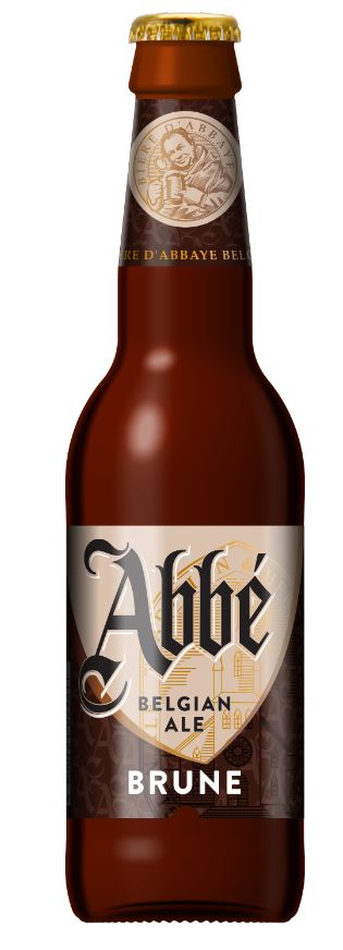 Напиток пивной Abbe Brune темное, 0.33л