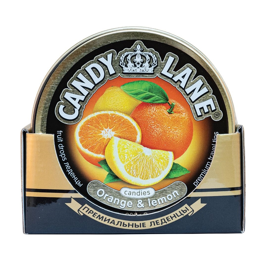 Леденцы Candy Lane Апельсин и лимон, 200г