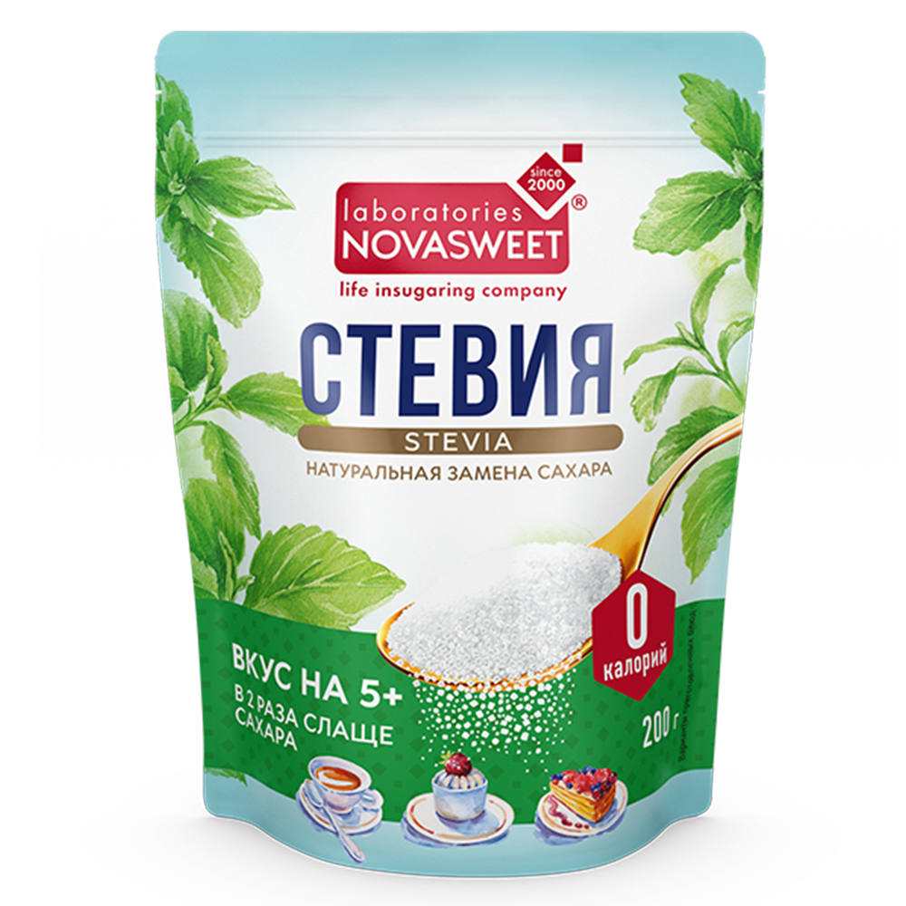 Заменитель сахара Novasweet Стевия 200 г