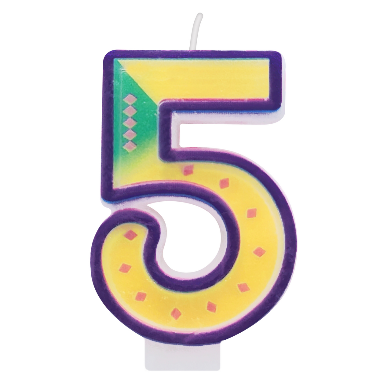 Свеча-цифра 5 Fiolento Friendly Birthday