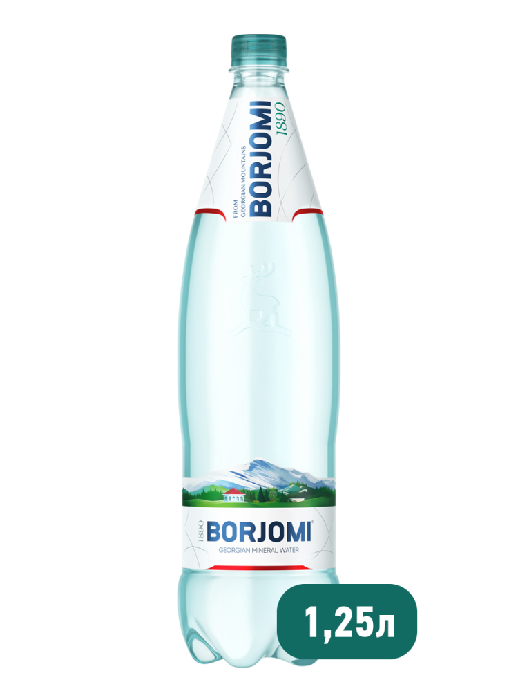Минеральная вода Borjomi, 1,25л