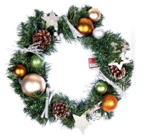 45СМ ВЕНОК РОЖДЕСТВ ТН